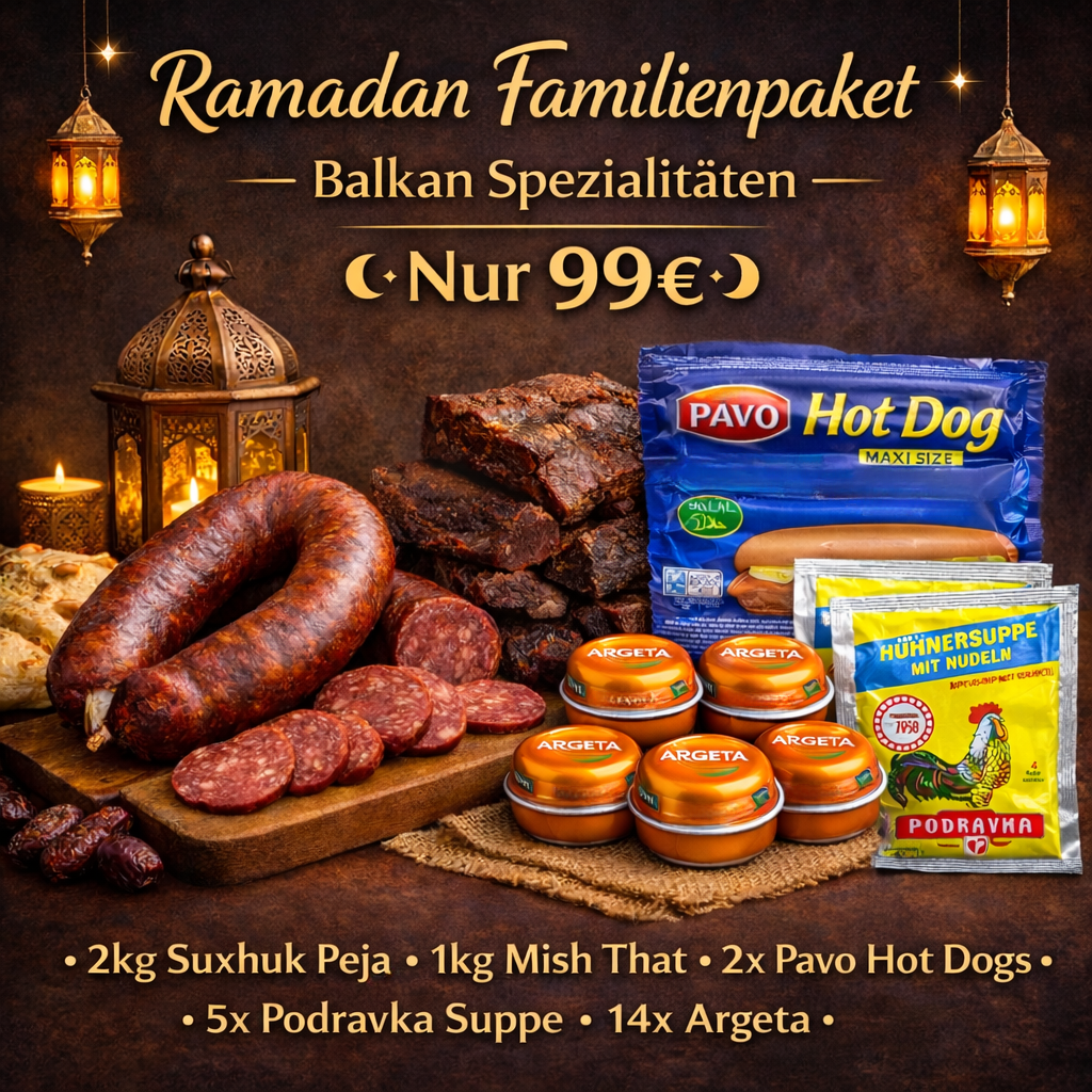 Ramadan Familienpaket 99€ | Balkan Spezialitäten