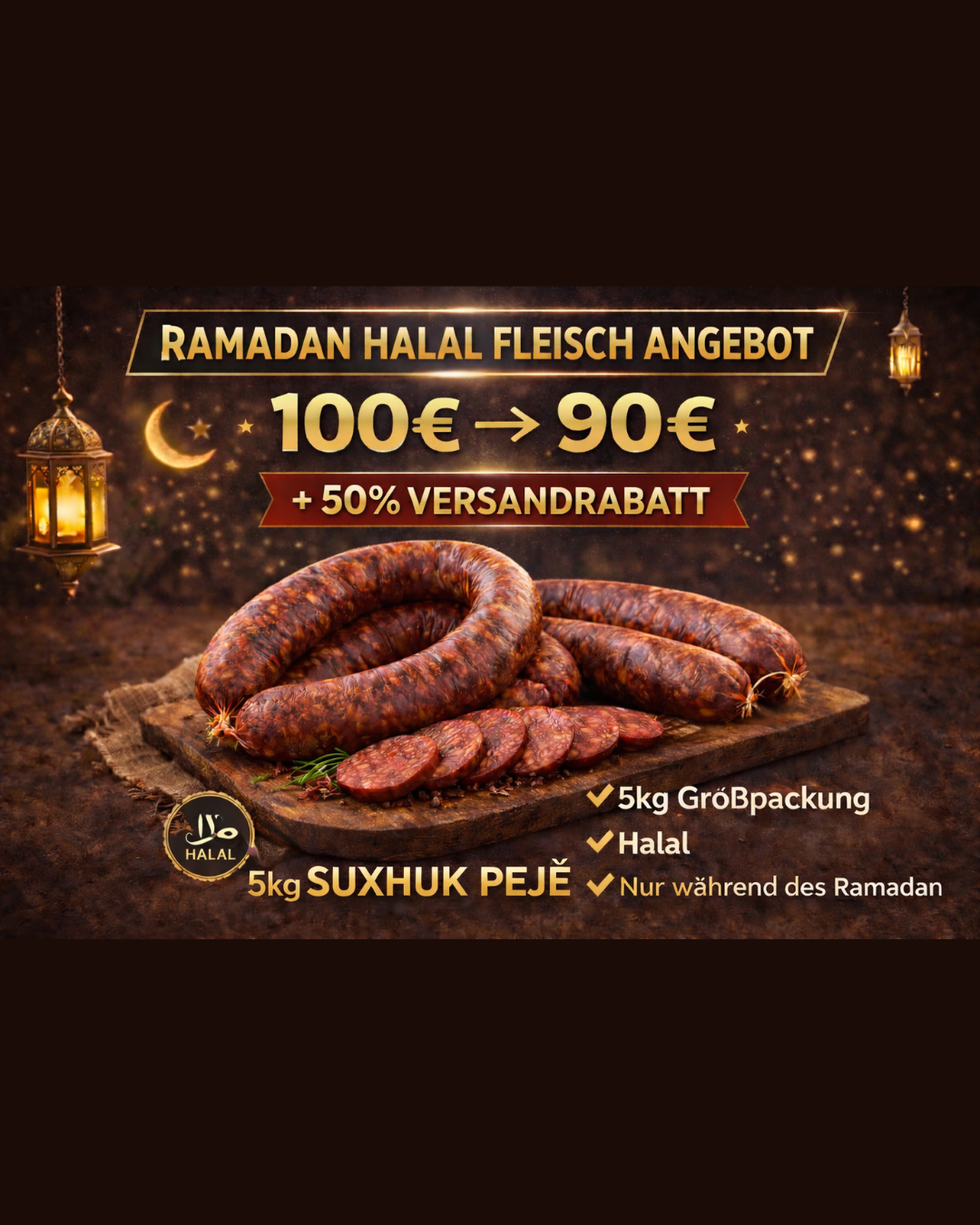 5kg Suxhuk Peje – Halal Großpackung | Ramadan Angebot